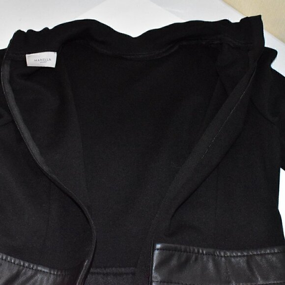 Marella Sport Short Sleeve Midi Dress Black Size 2 - Picture 6 of 13